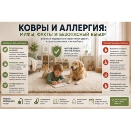 Ковер и аллергия — миф или правда?