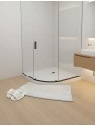 Плюшевый коврик 50x80 бежевый – не скользящий, уют для дома